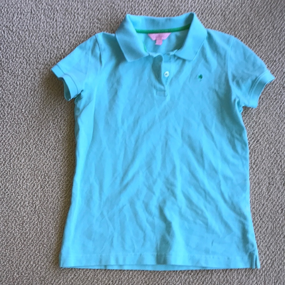Lilly Pulitzer 2 button polo style shirt.
